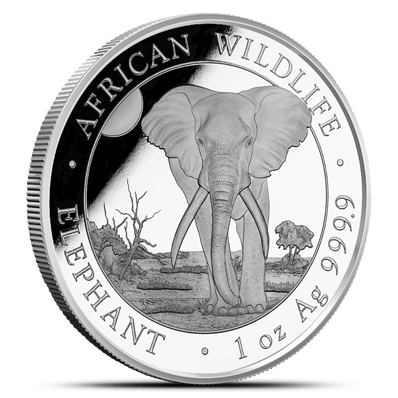 Compare 2025 1 oz Somalia Silver Elephant Coin prices