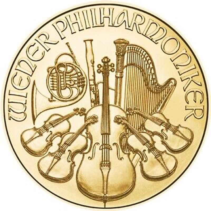 Compare 2025 Austrian 1/2 oz Gold Philharmonic Coin prices