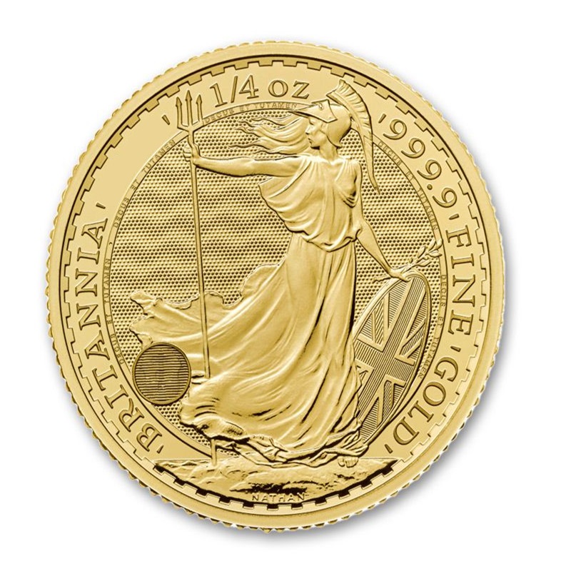 Compare 2025 Great Britain Britannia 1/4 oz Gold Coin prices
