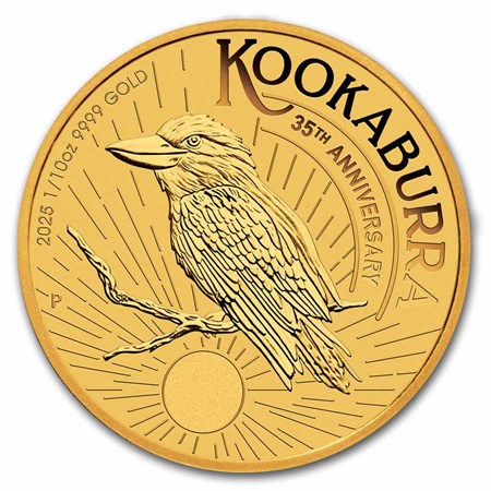 Compare 2025 1/10 oz Australian Gold Kookaburra Coin prices