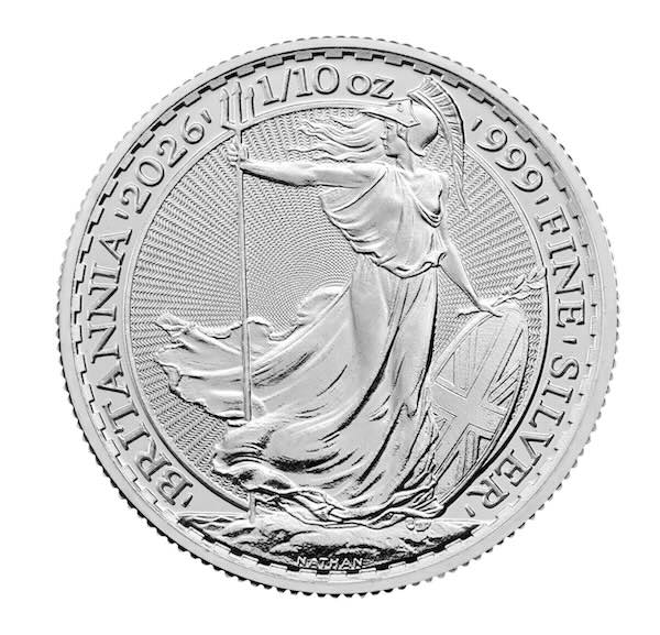 Compare 2026 Silver Britannia 1/10 oz Coin prices