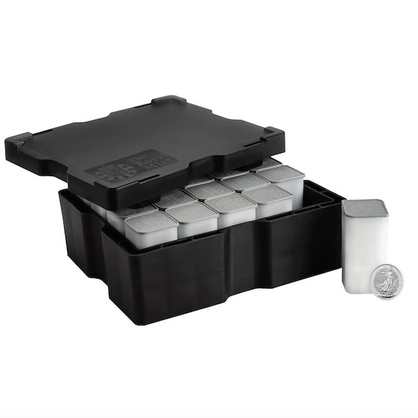 Compare 2026 1 oz Silver Britannia Monster Box of 500 prices