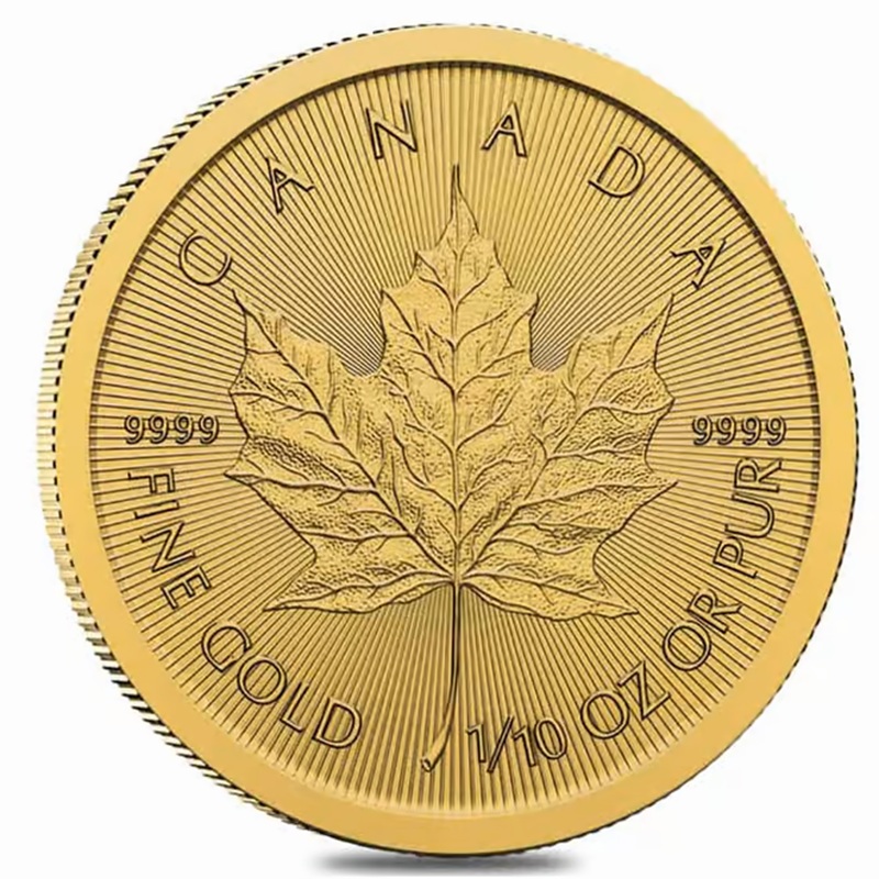 Compare 2026 1/10 oz Gold Maple Leaf prices