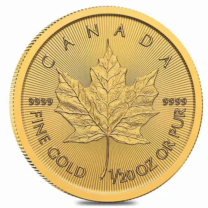Compare 2026 1/20 oz Canadian Gold Maple Leaf $1 Coin prices