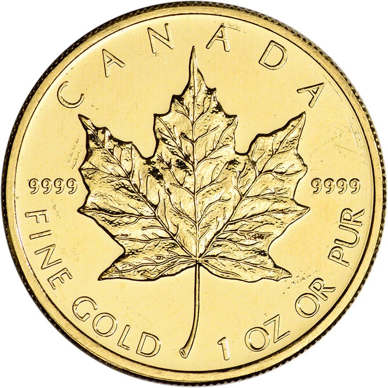 Compare 2026 1 oz Canadian Gold Maple Leaf $50 Coin BU prices