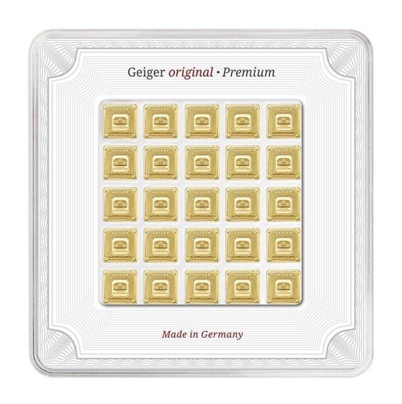 Compare Geiger Multicard 25 x 1 Gram Gold Bar prices