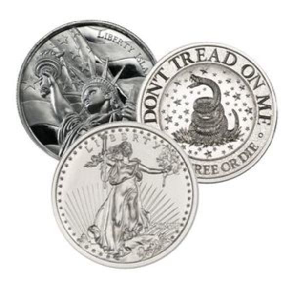 Compare 2 oz Generic Silver Rounds dealer prices