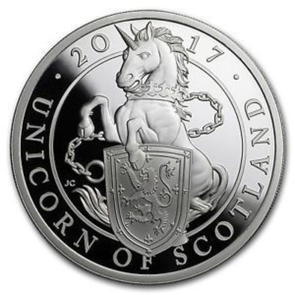 Compare cheapest prices of 2017 Queen's Beast Unicorn 5 oz Silver Proof 