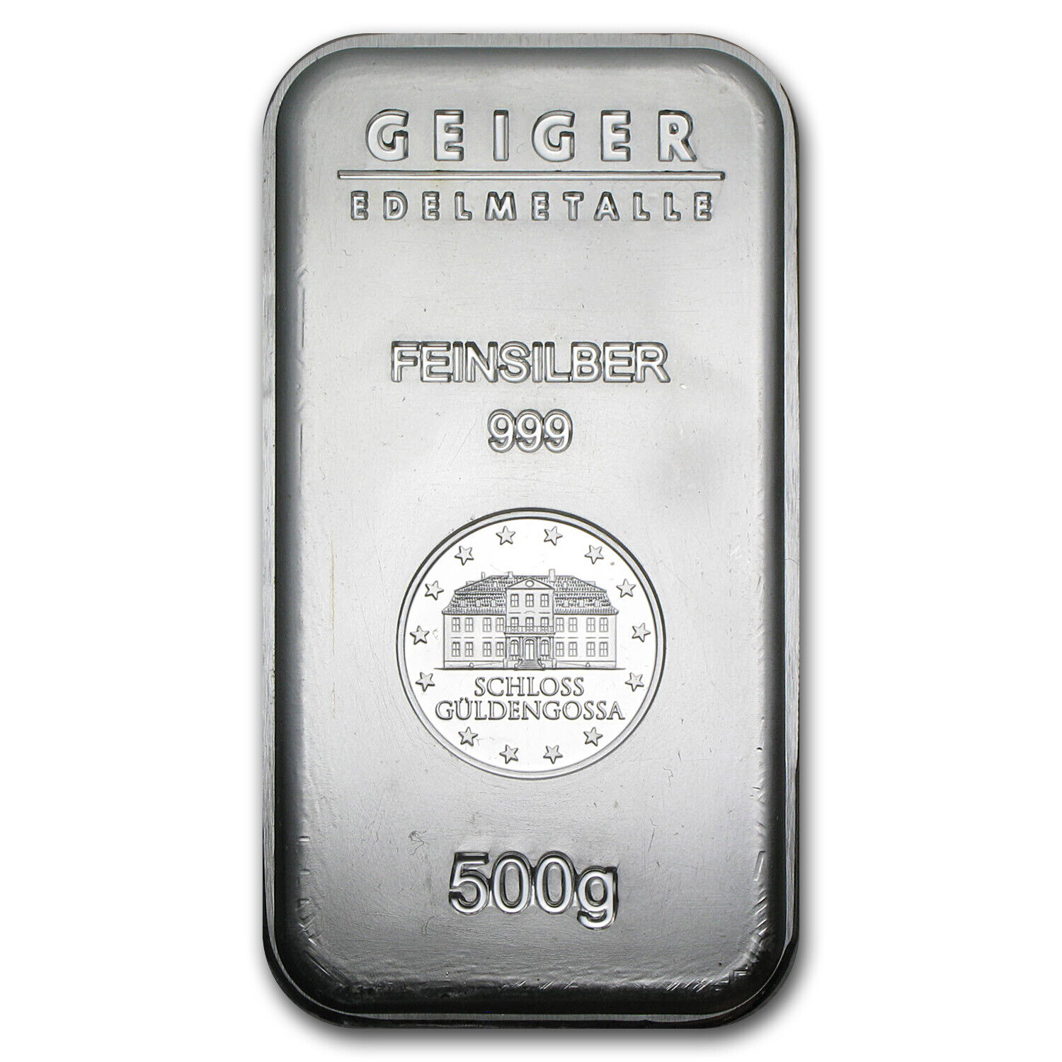 Compare 500 gram Geiger Security Line Silver Bar prices