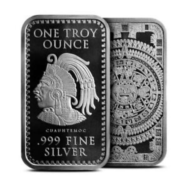 Compare silver prices of 1 oz Aztec Calendar Silver Bar