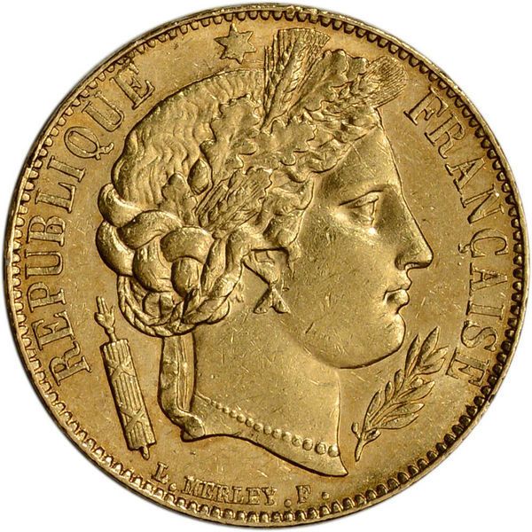 Compare gold prices of 20 Francs Gold Coin -  Ceres - France