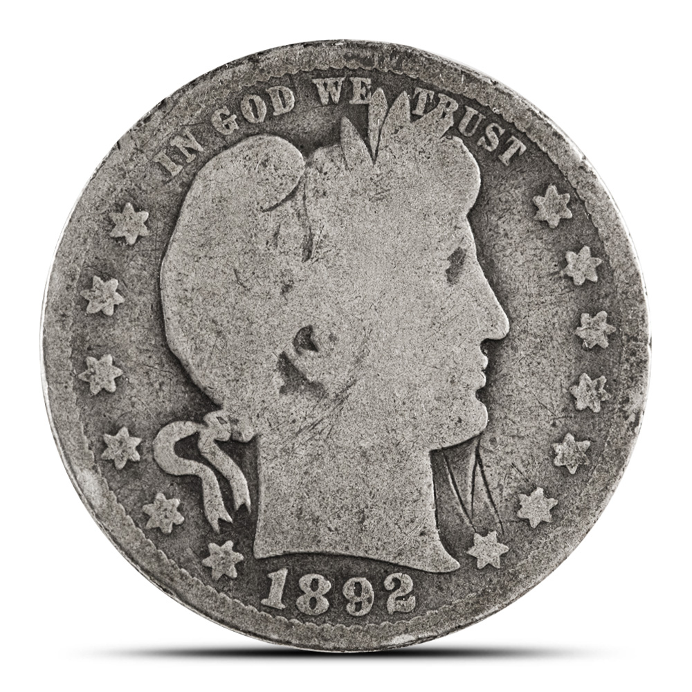 Compare $10 FV 90% US Barber Silver Quarters prices