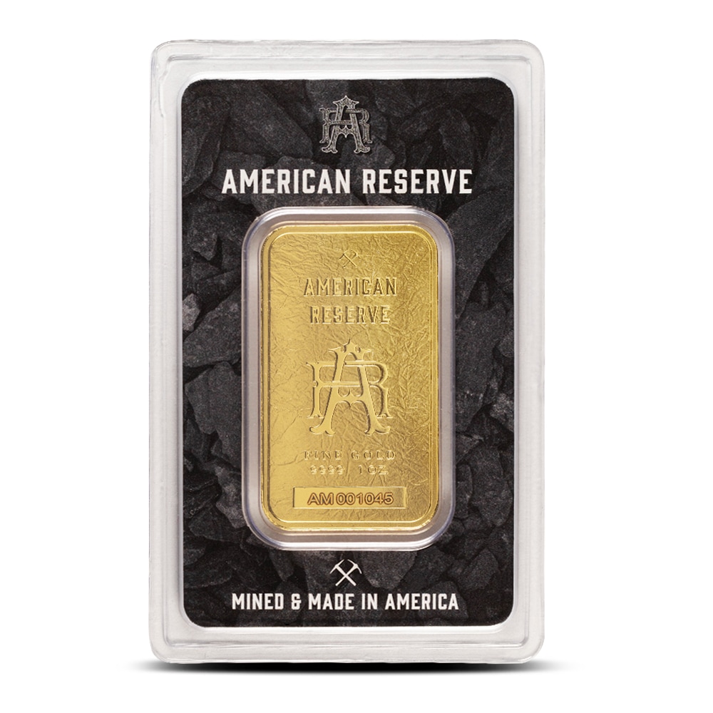 Compare 1 oz American Reserve Gold Bar prices