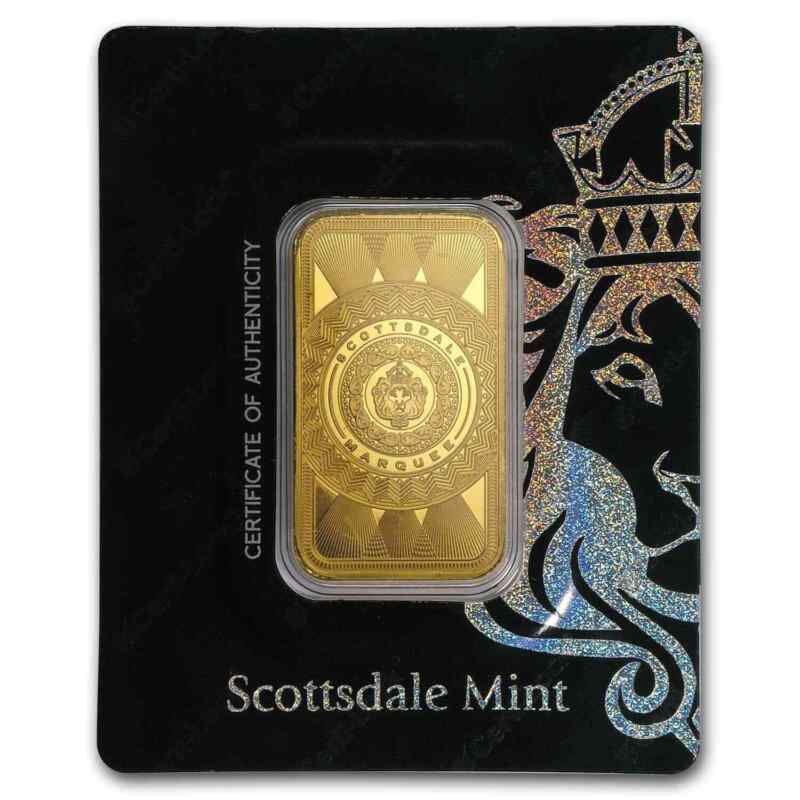 Compare Scottsdale Mint 1 oz Gold Bar prices