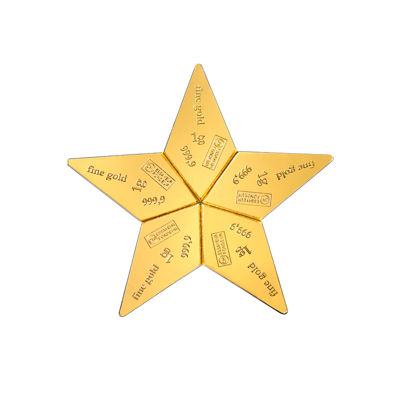 Compare Valcambi Star 5 Gram Gold CombiBar  prices