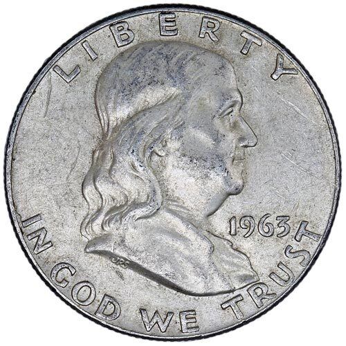 Compare Franklin 90% Silver Half Dollars, $1 FV prices