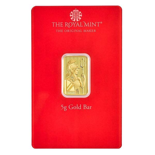 Compare gold prices of 5 gram Gold Bar - Britannia The Royal Mint (Henna)
