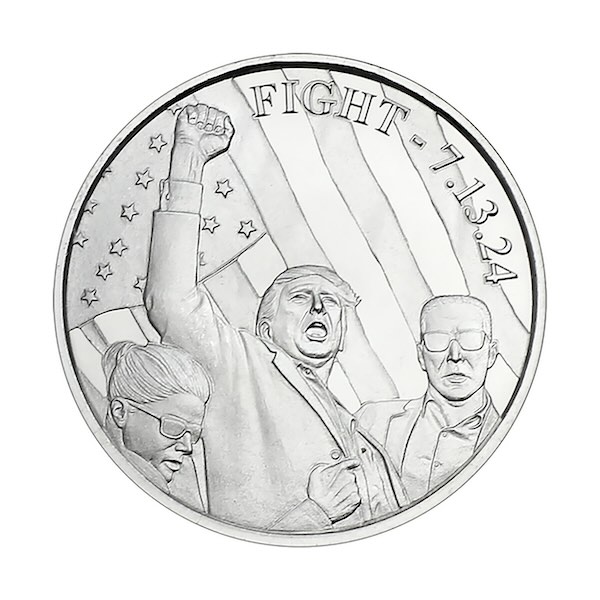 Compare Donald Trump “Fight!” 1 oz Silver Round prices