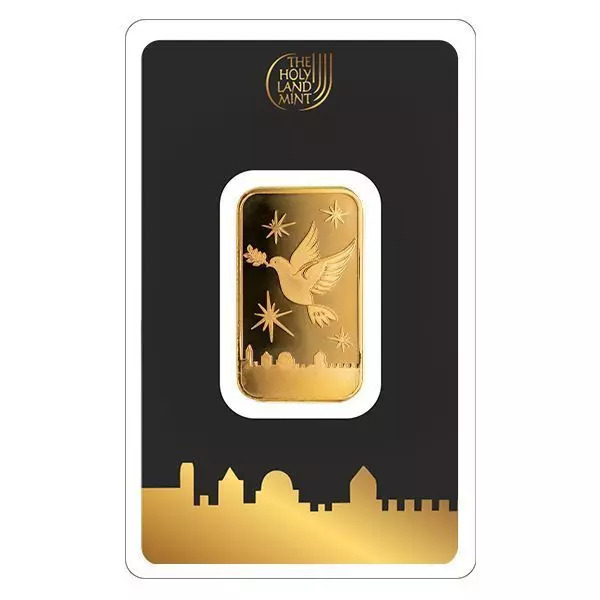 Compare 10 Gram Gold Bar Holy Land Mint  prices