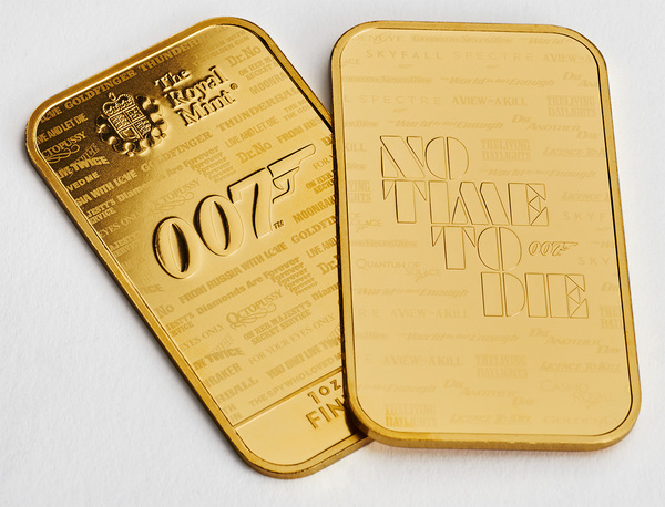 Compare gold prices of James Bond 1 oz Gold Bar