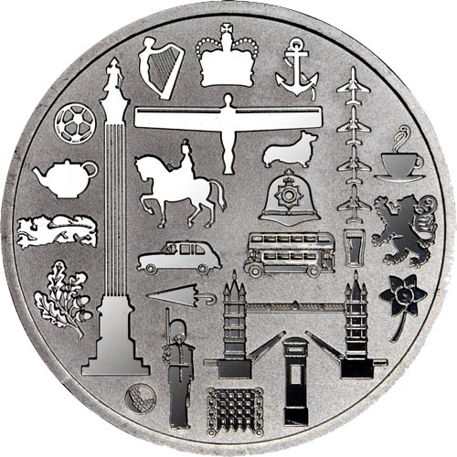 Compare 1 oz Silver Round - British Icons prices