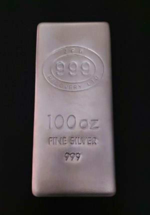 Compare cheapest prices of JBR Recovery Ltd 100 oz Silver Bar 