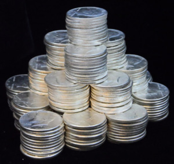 Compare silver prices of Kennedy 40% Silver Half Dollars - $100 Face Value