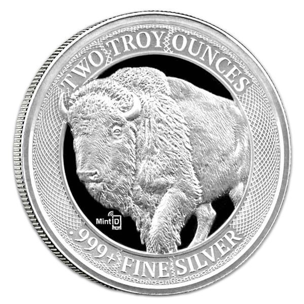 Compare cheapest prices of MintID Buffalo NFC 2 oz Silver Round 