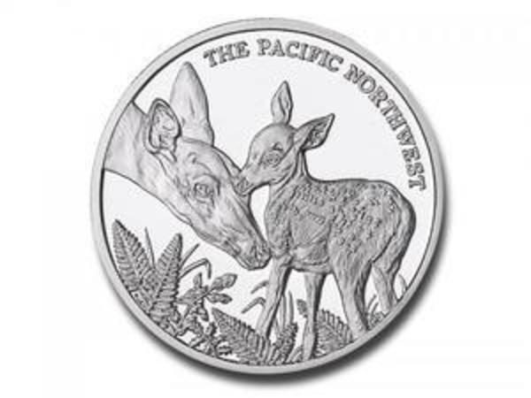 Compare silver prices of Monarch Pacific Northwest - Blacktail Deer 1 oz Silver Round