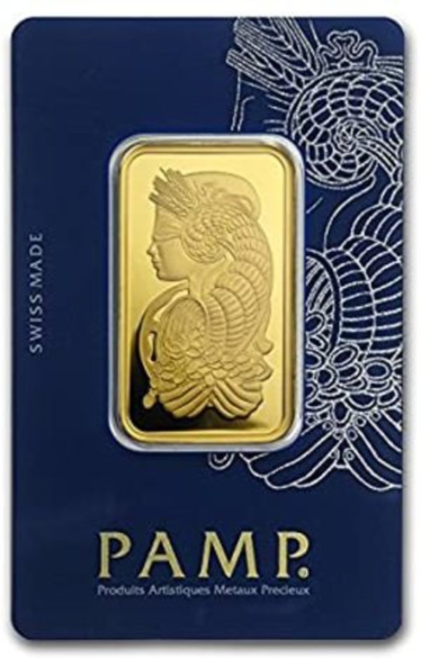 Compare gold prices of PAMP Suisse 1 oz Gold Bar in Assay