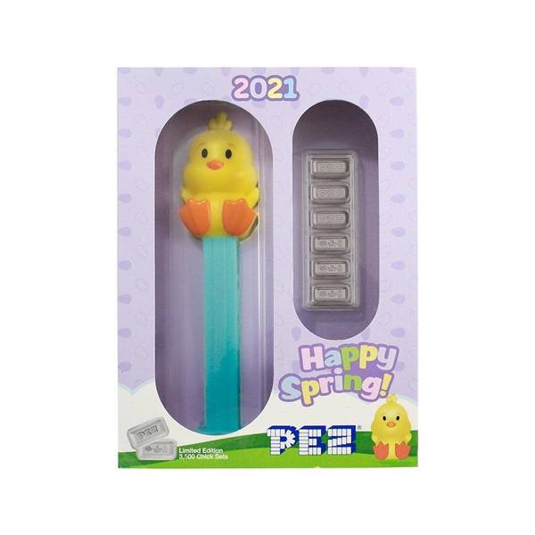 Compare silver prices of PAMP Suisse Chick PEZ Dispenser & 30 gram Silver Wafers (w/Box & COA)