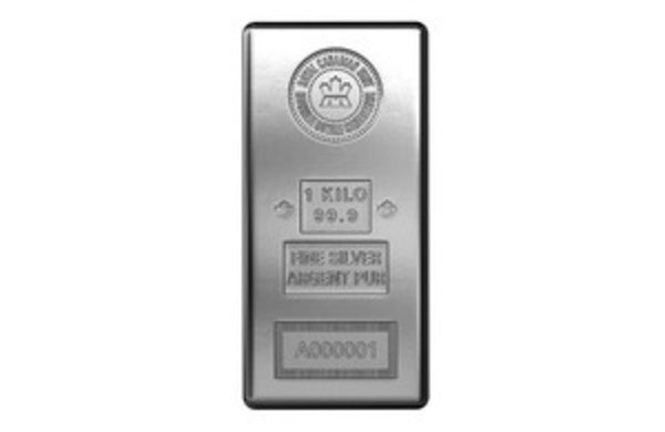 Compare silver prices of Royal Canadian Mint Kilo Silver Bar (RCM)