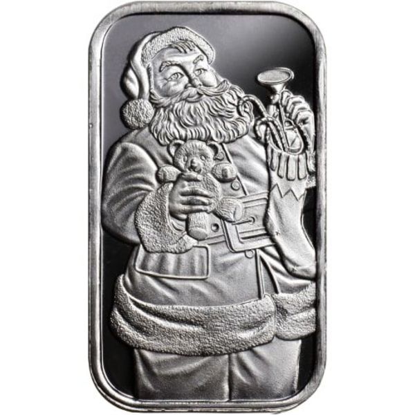 Compare silver prices of Santa Claus 1 oz Silver Bar