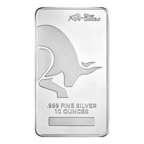 Compare silver prices of 10 oz Silver Gold Bull Silver Bar