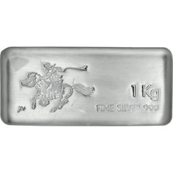 Compare cheapest prices of Silvertowne Pony Express 1 kilo Silver Bar 