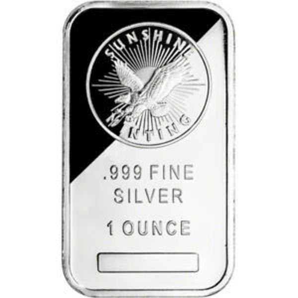  Silver Bars .999 Pure 1 Oz