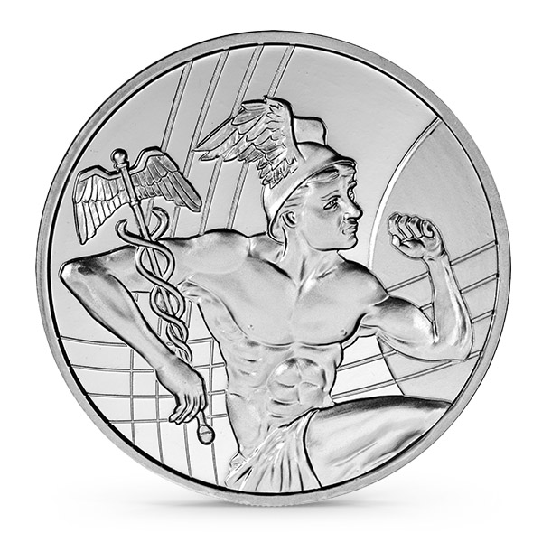 Compare Mercury 1 oz Silver Round prices