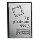 Valcambi 1 gram Platinum Bar