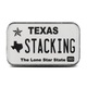 1 oz Stacking Across America Texas License Plate Colorized Silver Bar