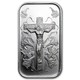 1 oz Silver Bar - Jesus Crucifix