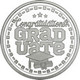 1 oz Happy Graduation with Cap Silver Round