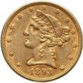 5 Liberty Gold Coin