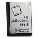 Compare 1 gram Palladium Bar prices