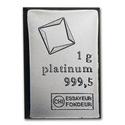 Compare Valcambi 1 gram Platinum Bar prices