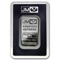 Compare 1 oz Johnson Matthey Platinum Bar prices