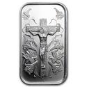 Compare 1 oz Silver Bar - Jesus Crucifix prices