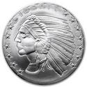 Compare 1 oz Incuse Indian Silver Round prices