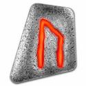 Compare 1 oz Silver Piece - Germania Mint Fluorescent Rune: Uruz prices