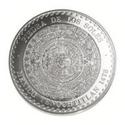 Compare Aztec Calendar 2 oz Silver Round  prices