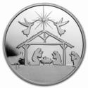 Compare 1 oz Silver Round - Nativity Scene prices